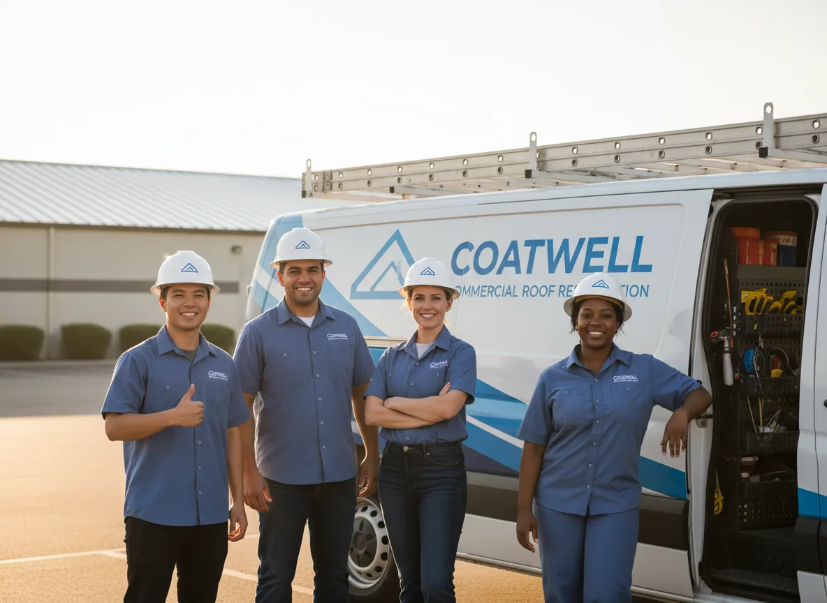 Commercial roof coating company in Boley, OK